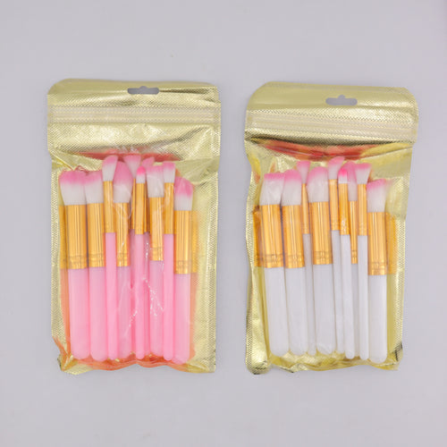 Kit com 10 Pincéis de Maquiagem (CB10-60)