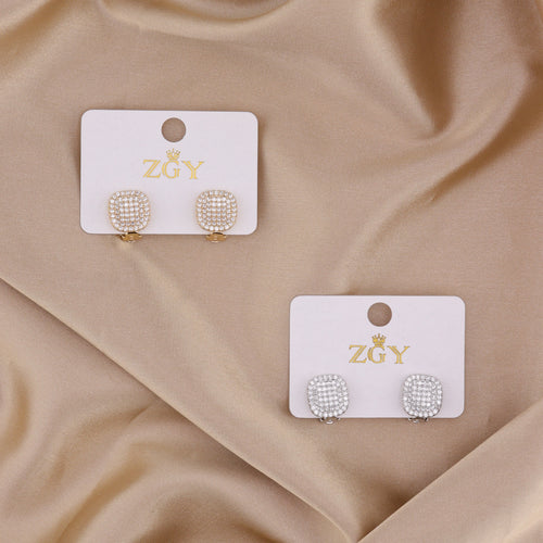 Brincos de Pressão Folheados (R0115-07)