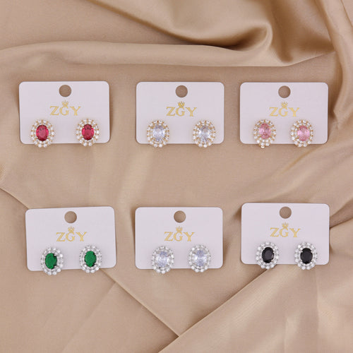 Brincos de Pressão Folheados (R0115-09)