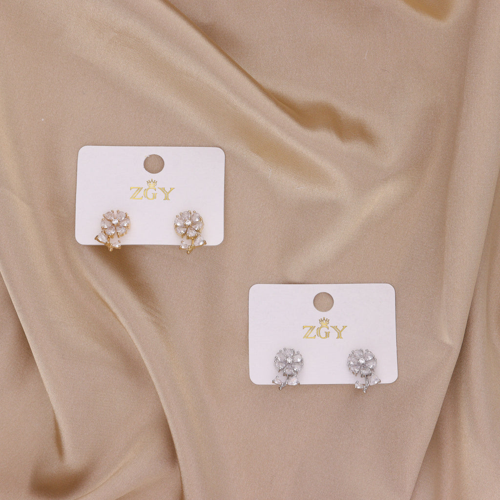 Brincos Folheados de Tarraxa (R118-09)