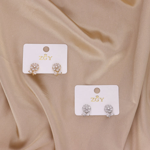 Brincos Folheados de Tarraxa (R118-09)