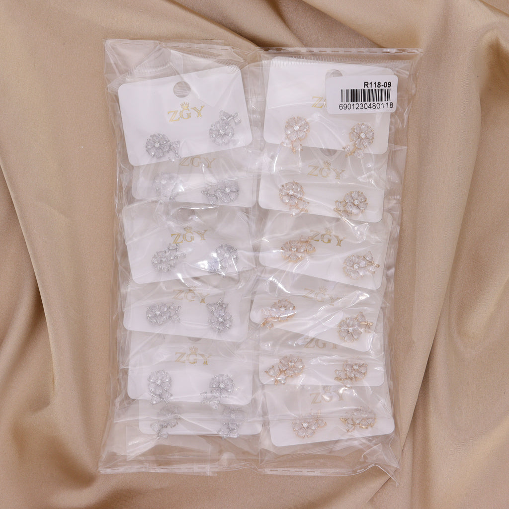 Brincos Folheados de Tarraxa (R118-09)