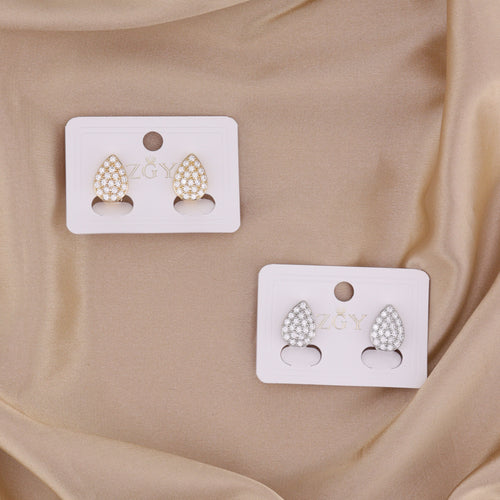 Brincos de Pressão Folheados (B2439-14)