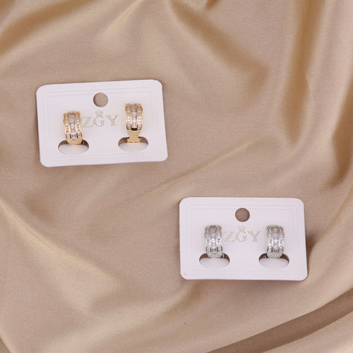 Brincos de Pressão Folheados (B2439-22)