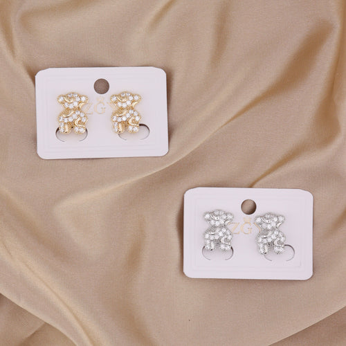 Brincos de Pressão Folheados (B2439-25)