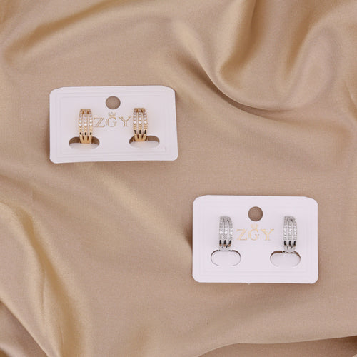 Brincos de Pressão Folheados (B2439-26)