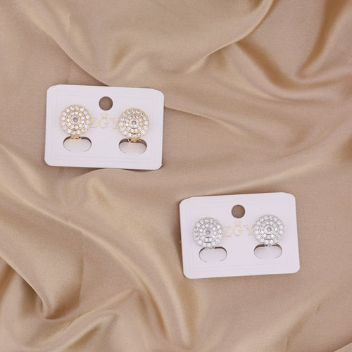 Brincos de Pressão Folheados (B2439-38)