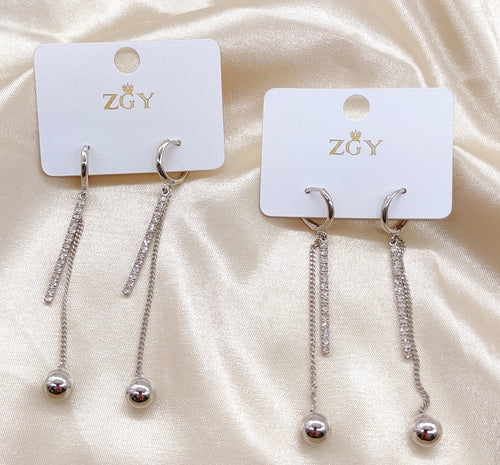 Brincos de Festa Folheados 1 Dúzia (R0037-16)