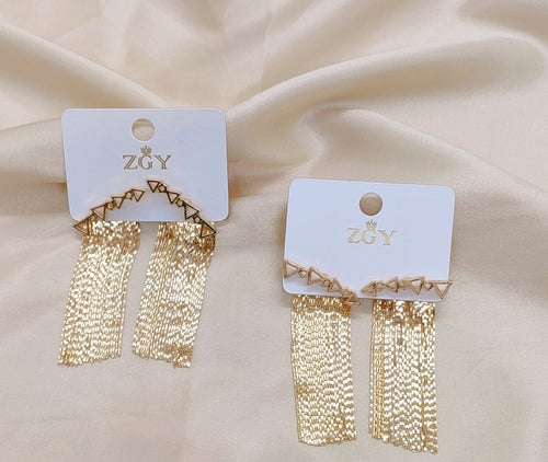 Brincos de Festa Folheados 1 Dúzia com 12 pçs  (R0026-12)