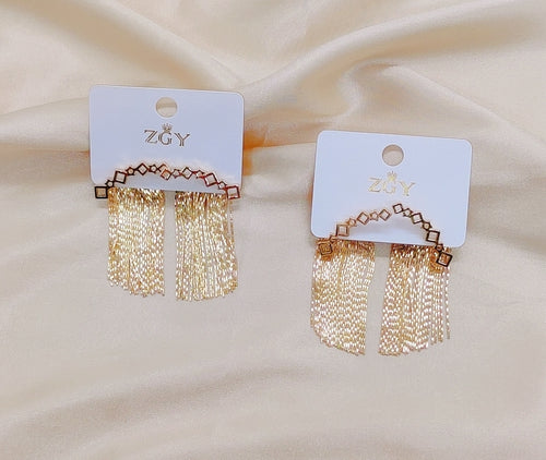 Brincos de Festa Folheados 1 Dúzia com 12 pçs  (R0026-13)