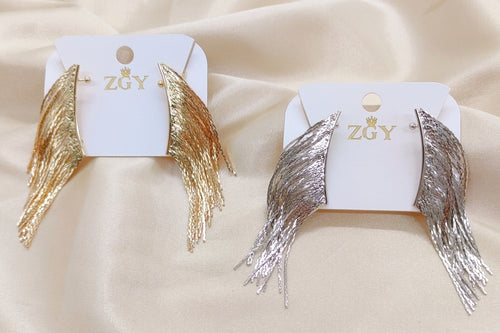 Brincos de Festa Folheados 1 Dúzia com 12 pçs  (R0026-2)