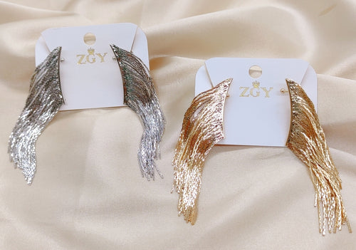 Brincos de Festa Folheados 1 Dúzia com 12 pçs  (R0026-3)