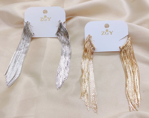 Brincos de Festa Folheados 1 Dúzia com 12 pçs  (R0026-6)