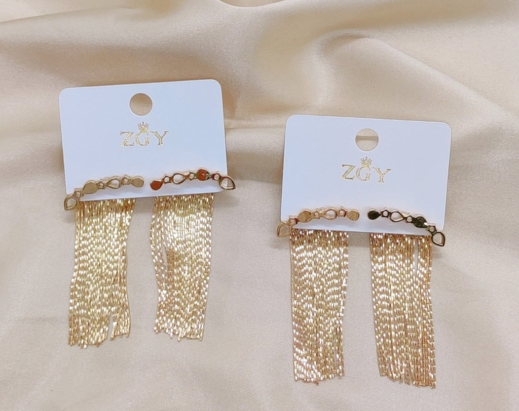 Brincos de Festa Folheados 1 Dúzia com 12 pçs  (R0026-9)