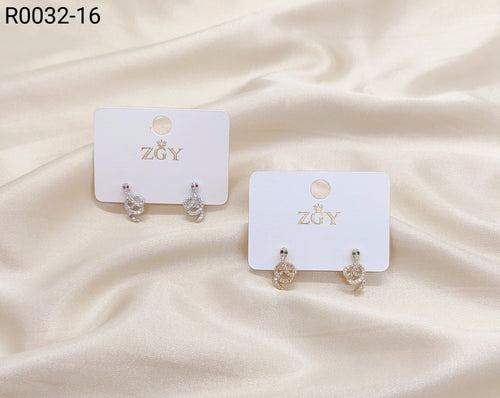 Brincos Folheados 1 dúzia com 12 pçs (R0032-16)