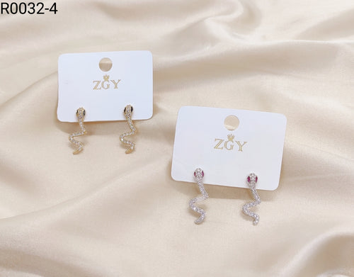 Brincos Folheados 1 dúzia com 12 pçs (R0032-4)