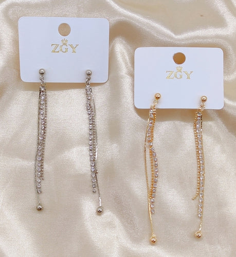 Brincos de Festa Folheados 1 Dúzia  (R0037-12)