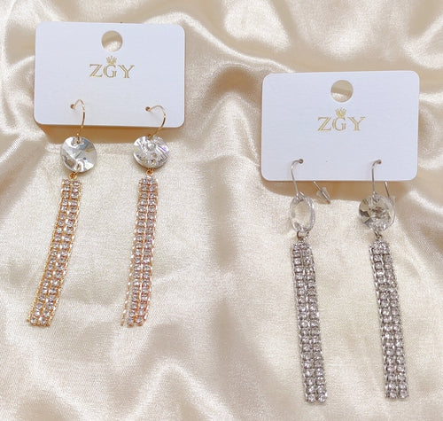 Brincos de Festa Folheados 1 Dúzia  (R0037-13)