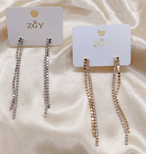 Brincos de Festa Folheados 1 Dúzia  (R0037-20)