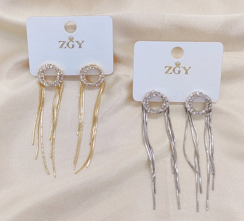 Brincos de Festa Folheados 1 Dúzia  (R0037-5)