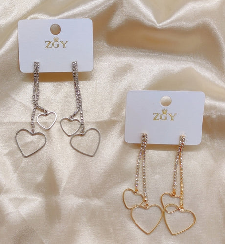 Brincos de Festa Folheados 1 Dúzia  (R0037-9)