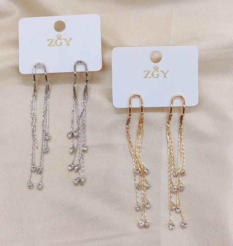 Brincos de Festa Folheados 1 Dúzia  (R0038-11)