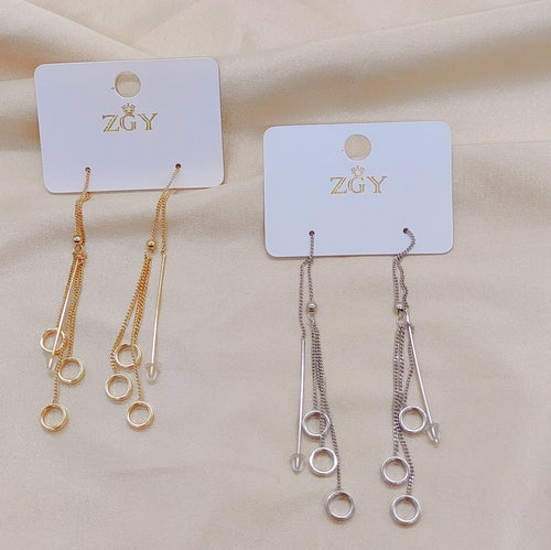 Brincos de Festa Folheados 1 Dúzia  (R0038-14)