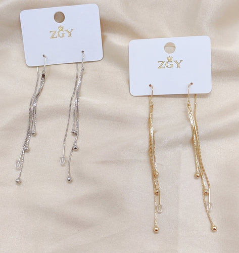 Brincos de Festa Folheados 1 Dúzia  (R0038-15)