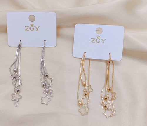 Brincos de Festa Folheados 1 Dúzia  (R0038-18)