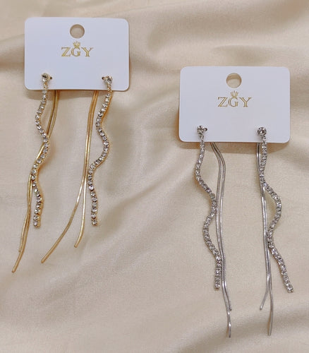 Brincos de Festa Folheados 1 Dúzia  (R0038-1)