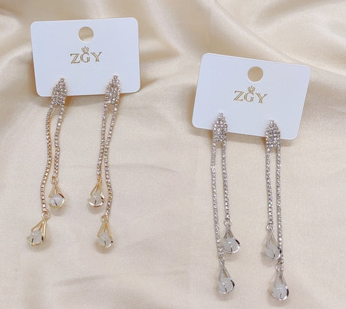 Brincos de Festa Folheados 1 Dúzia  (R0038-25)