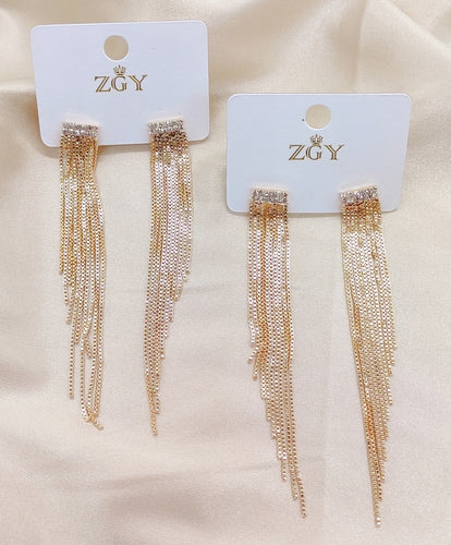 Brincos de Festa Folheados 1 Dúzia  (R0038-27)