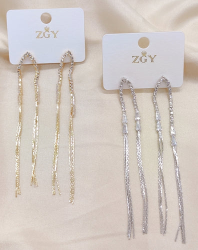 Brincos de Festa Folheados 1 Dúzia  (R0038-29)