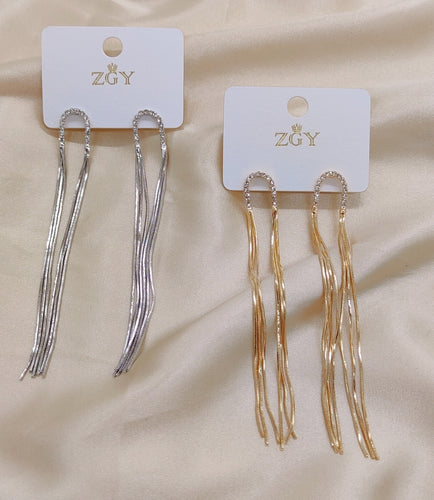 Brincos de Festa Folheados 1 Dúzia  (R0038-2)