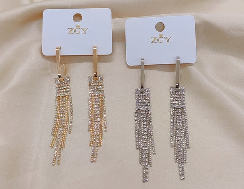 Brincos de Festa Folheados 1 Dúzia  (R0038-5)