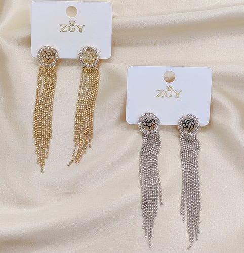 Brincos de Festa Folheados 1 Dúzia  (R0038-6)