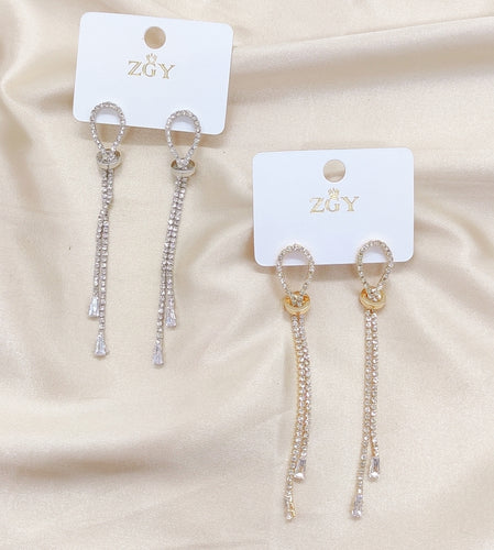 Brincos de Festa Folheados 1 Dúzia  (R0038-8)