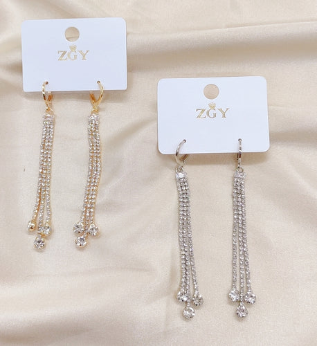 Brincos de Festa Folheados 1 Dúzia  (R0038-9)