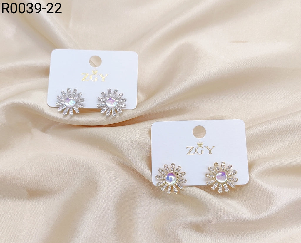 Brincos Folheados 1 dúzia com 12 pçs (R0039-22)