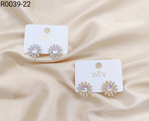 Brincos Folheados 1 dúzia com 12 pçs (R0039-22)