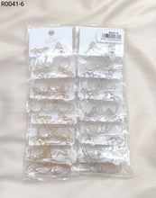 Carregar imagem no visualizador da galeria, Brincos Folheados com Strass 1 dúzia com 12 pçs (R0041-6)