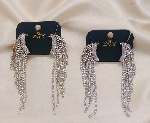 Brincos de Festa Folheados 1 Dúzia com 12 pçs  (R0054-2)