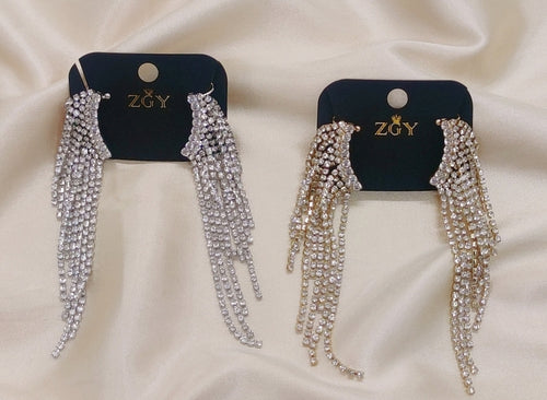 Brincos de Festa Folheados 1 Dúzia com 12 pçs  (R0054-5)