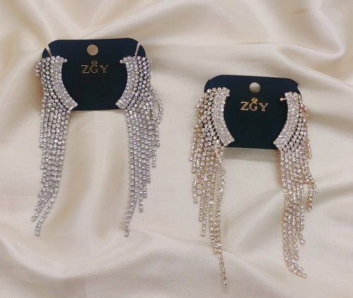 Brincos de Festa Folheados 1 Dúzia com 12 pçs  (R0054-7)