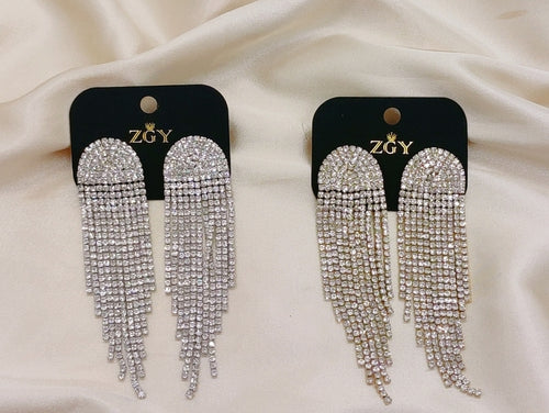 Brincos de Festa Folheados 1 Dúzia com 12 pçs  (R0054-8)