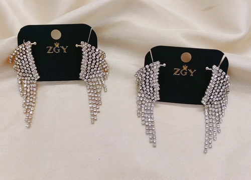 Brincos de Festa Folheados 1 Dúzia com 12 pçs  (R0055-1)