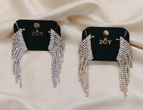 Brincos de Festa Folheados 1 Dúzia com 12 pçs  (R0055-3)