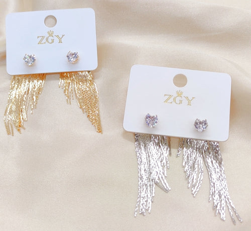 Brincos de Festa Folheados 1 Dúzia com 12 pçs  (R0056-6)