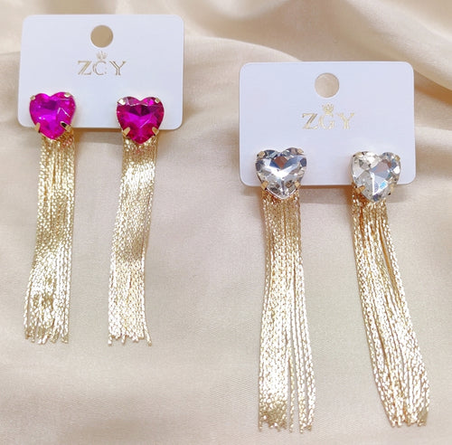 Brincos de Festa Folheados 1 Dúzia com 12 pçs  (R0058-1)