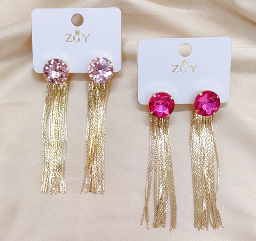 Brincos de Festa Folheados 1 Dúzia com 12 pçs  (R0058-4)